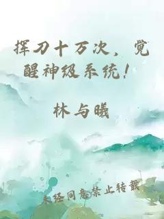 挥刀十万次，觉醒神级系统！