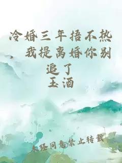 冷婚三年捂不热，我提离婚你别追了