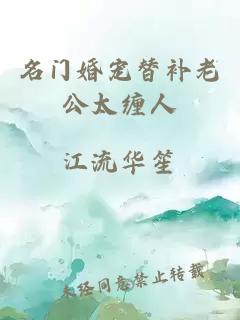 名门婚宠替补老公太缠人