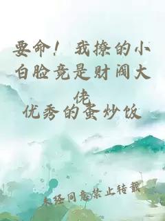 要命！我撩的小白脸竟是财阀大佬