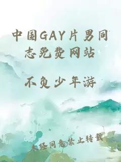 中国GAY片男同志免费网站